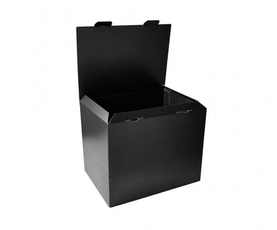 Essentiel Kartonbox schwarz 250x185x200mm, 100 Stück