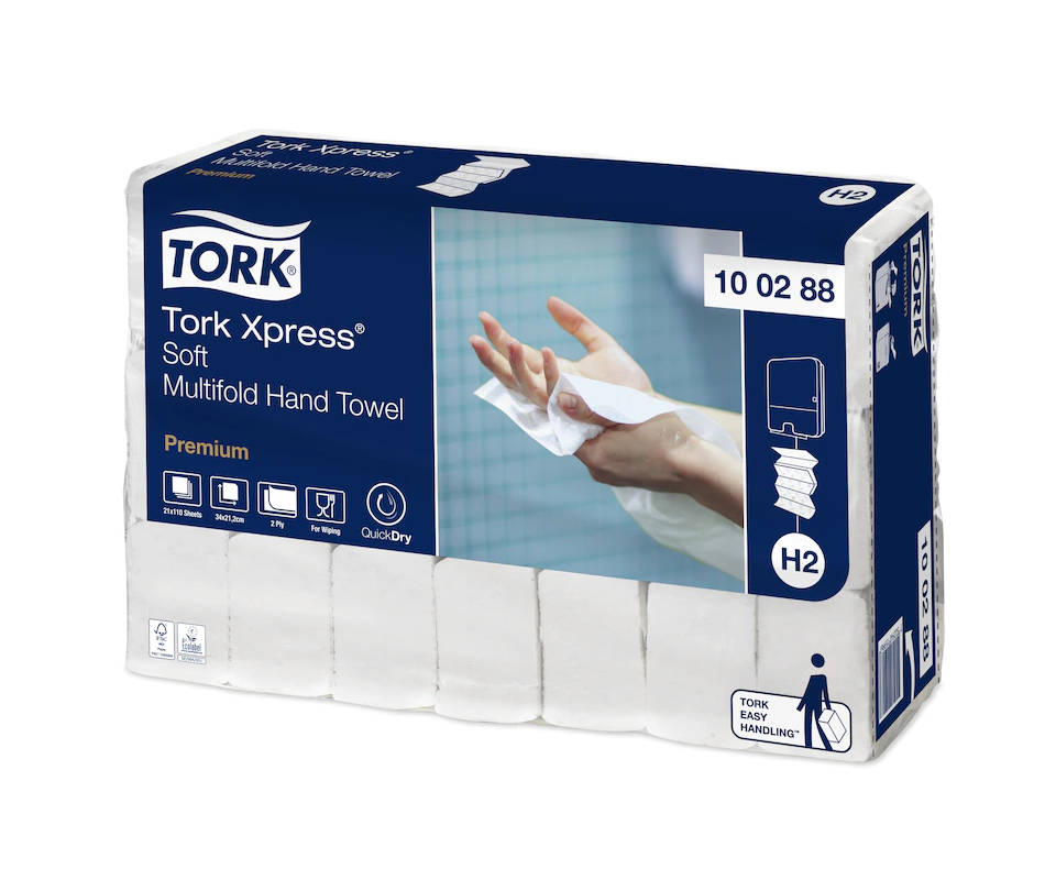 Tork Premium Handtuch Interfold weich, 21 x 110 Blatt