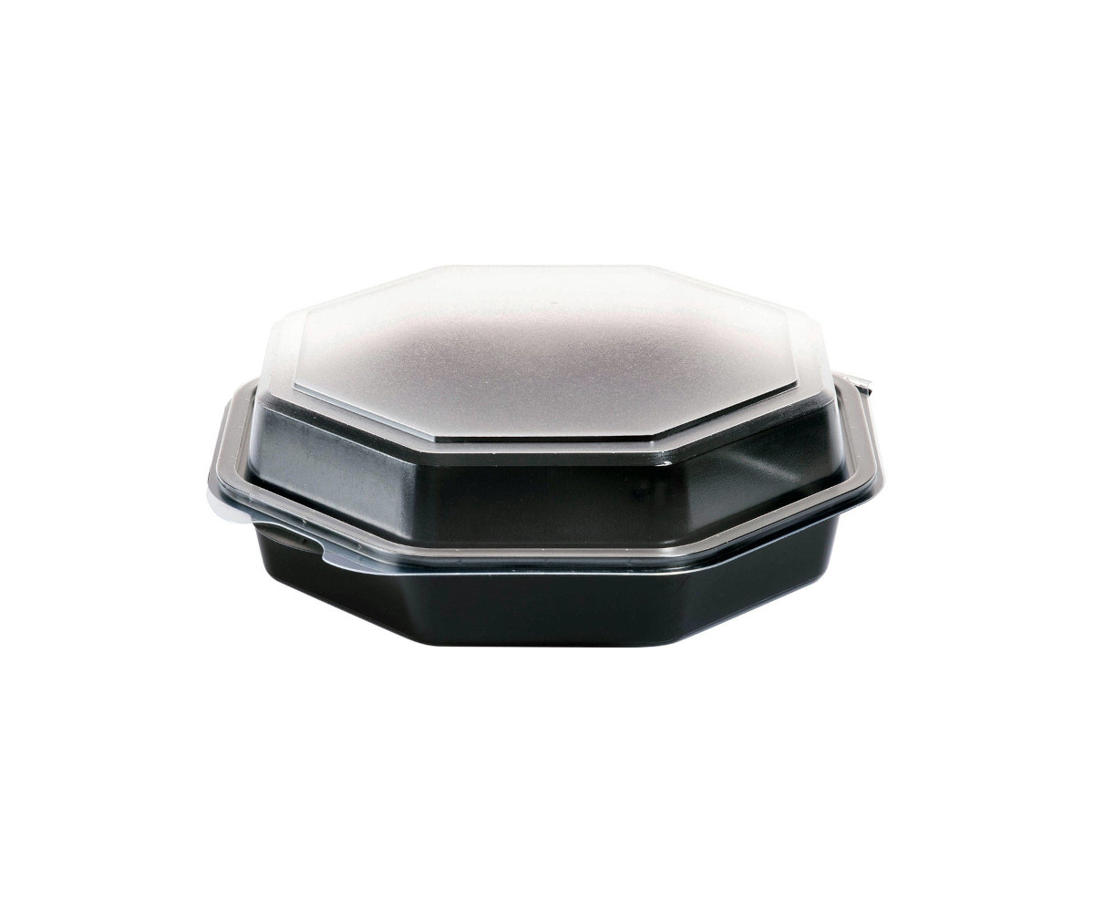 Octaview Box transparent- schwarz 190x190x60, 270 Stück