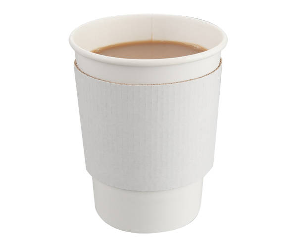 Coffee Sleeves weiß CH8W für Cafebecher 8oz, 1000 Stück