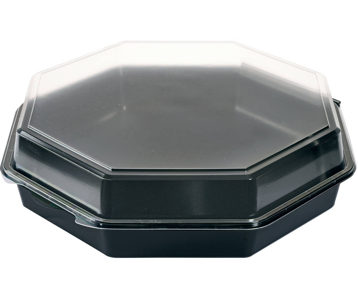 Octaview-Box, 2500 ml, 75 Stück, schwarz