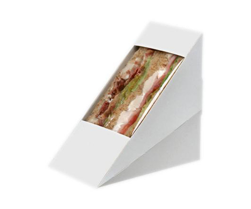 Sandwichfaltschale ST11W2 weiß, 500 Stück