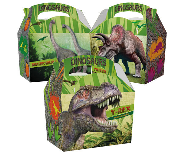 Kinder-Menü-Box World of Dinosaurier Mixed  250 Stück