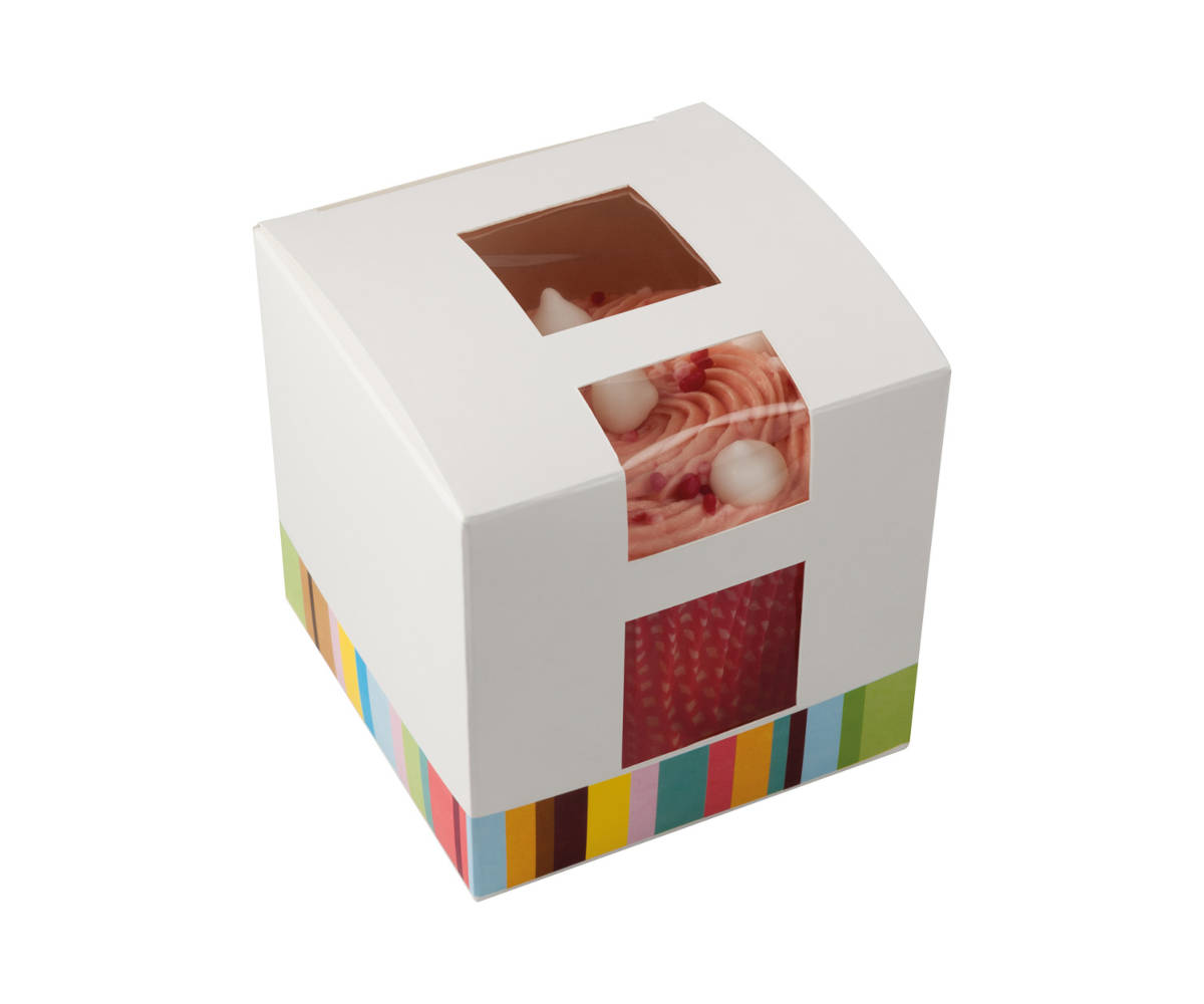 CUP Cake Box für 1 Stück, 500 Stück