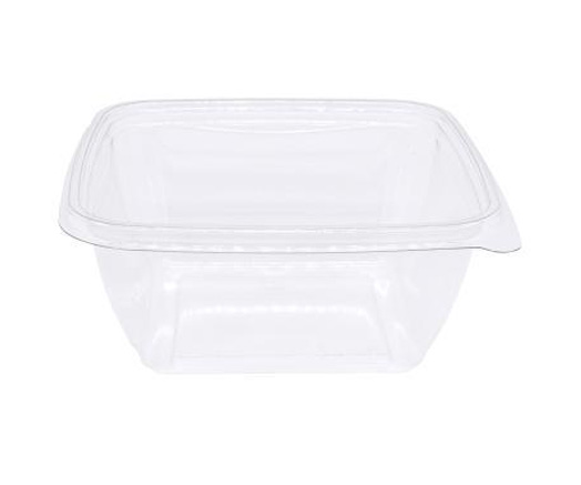 Dishy Square Bowl 375ml PET glasklar, 600 Stück