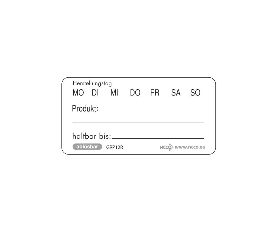 Date-It Label "Multi" klein ablösbar weiß 25x50mm 500 Stück
