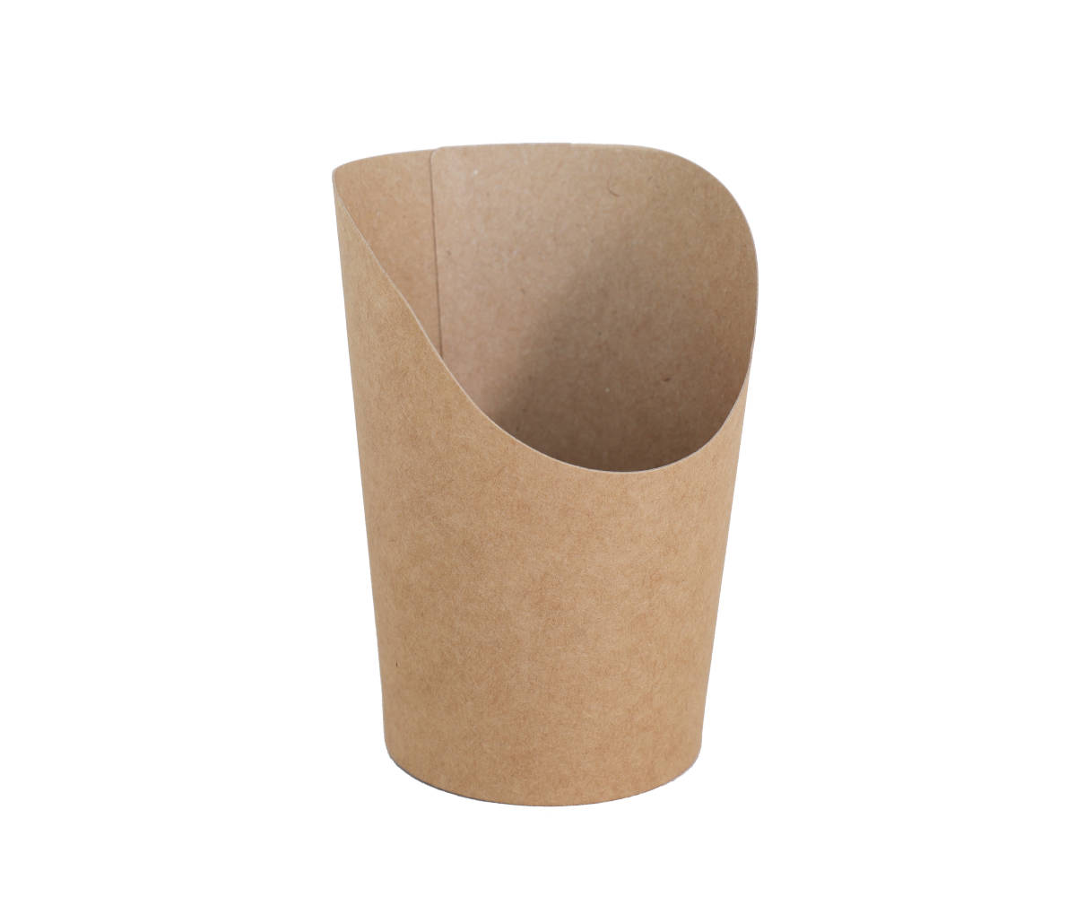 Wrapbecher Kraft braun  V33 Tortilla Cup Ø80/62 x 111mm, 20x50 Stück