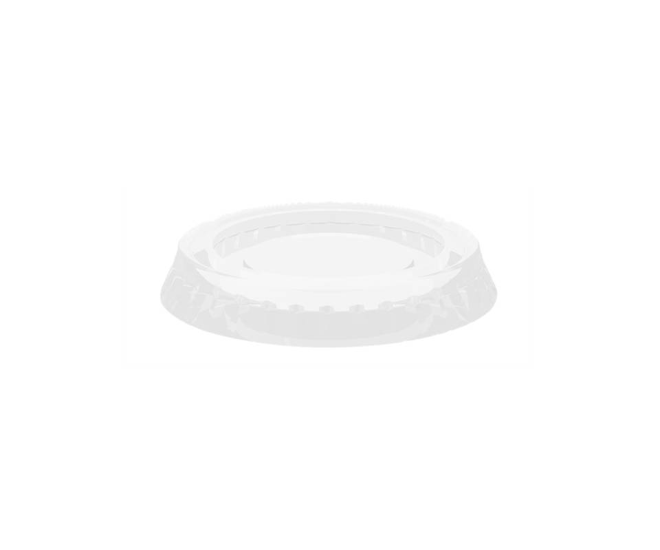 PET-Flachdeckel für PP Dressingbecher Ø45mm transparent, 2500 Stück