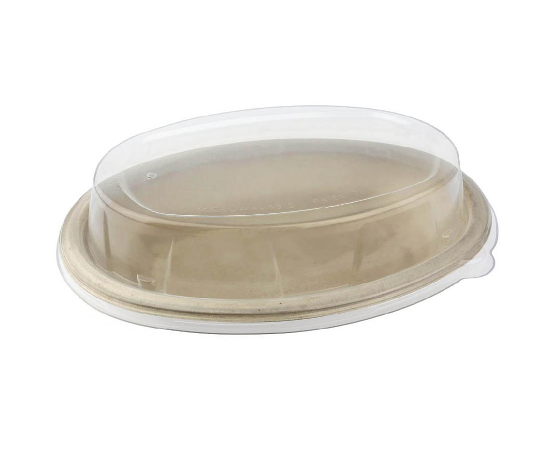 BEPULP HOT2go Deckel oval PP transparent für #16543, 6x50 Stück