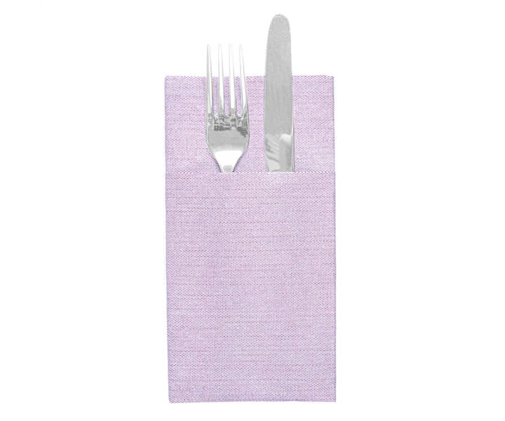 Besteckserviette "Like Linen" Parma/Lila 40x40cm, 1/8 Falz, 700 Stück