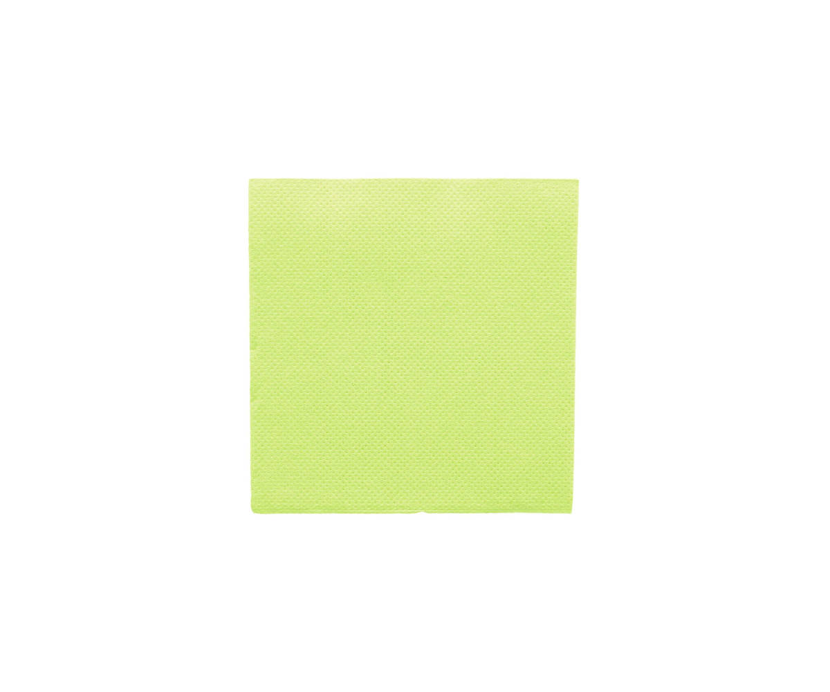 Farbserviette "Doublepoint" aniseed green 1/4 Falz, 20x20cm, 24x100 Stück