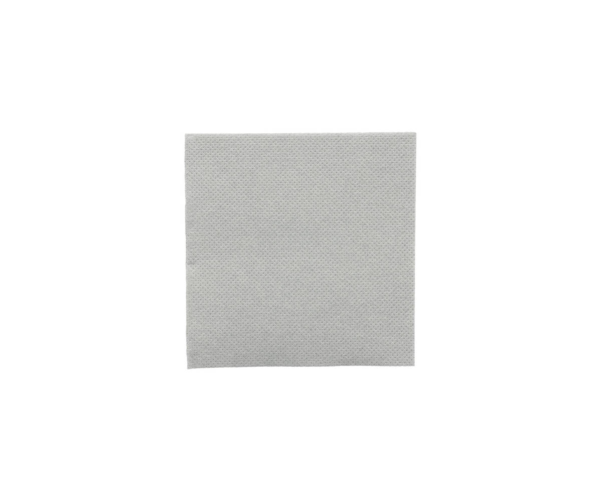 Farbserviette "Doublepoint" grey 1/4 Falz, 20x20cm, 24x100 Stück