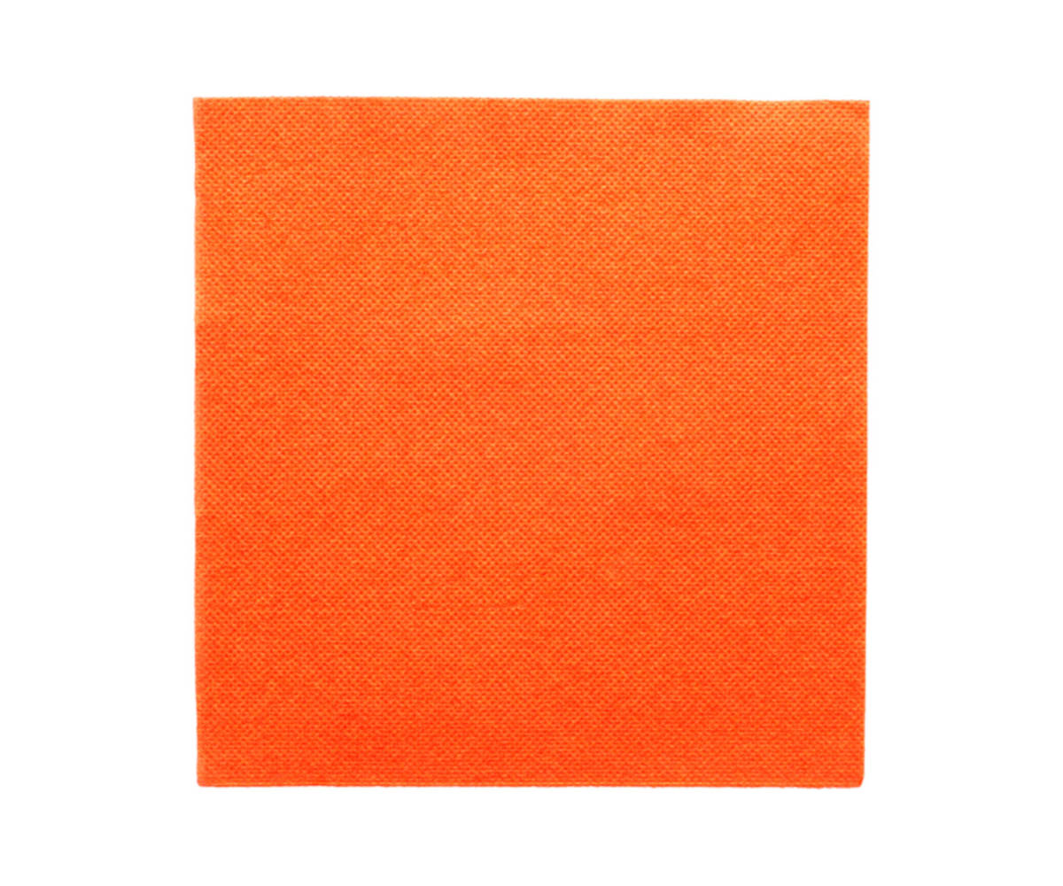 Farbserviette "Doublepoint" Orange 1/4 Falz, 33x33cm, 24x50 Stück