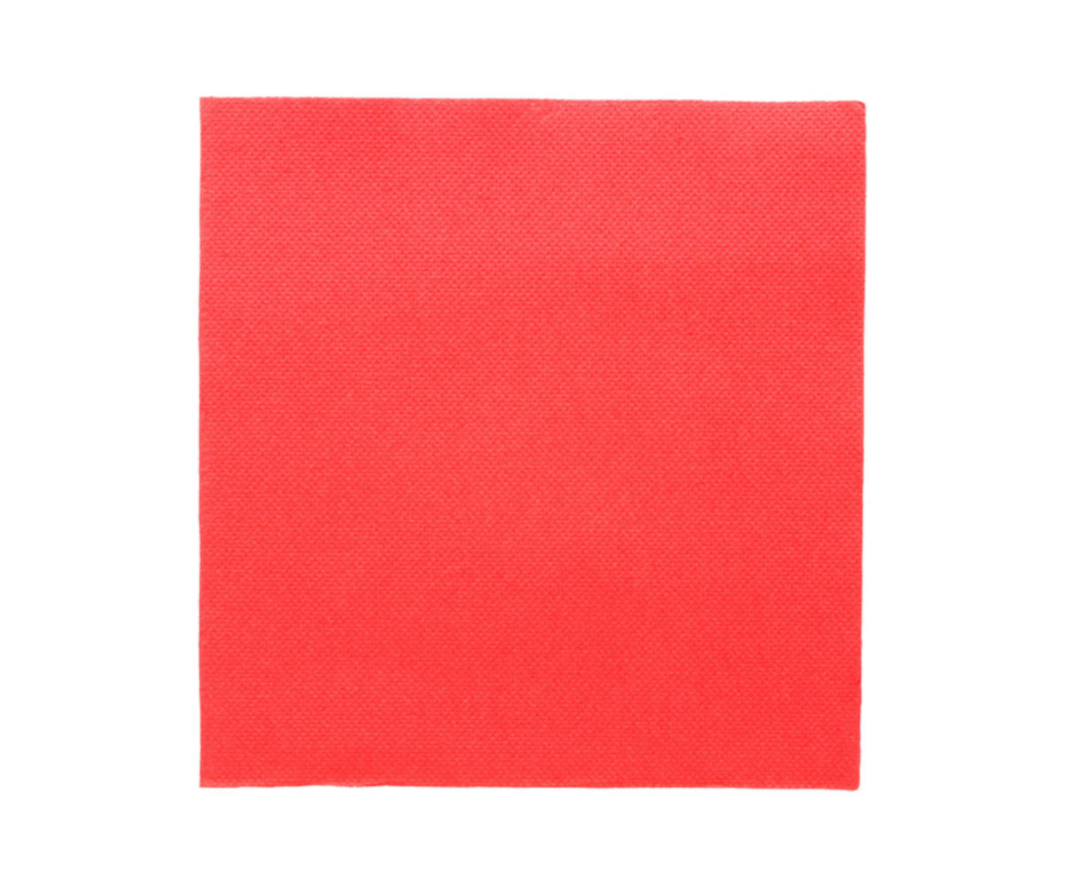 Farbserviette "Doublepoint" Rot 1/4 Falz, 33x33cm, 24x50 Stück