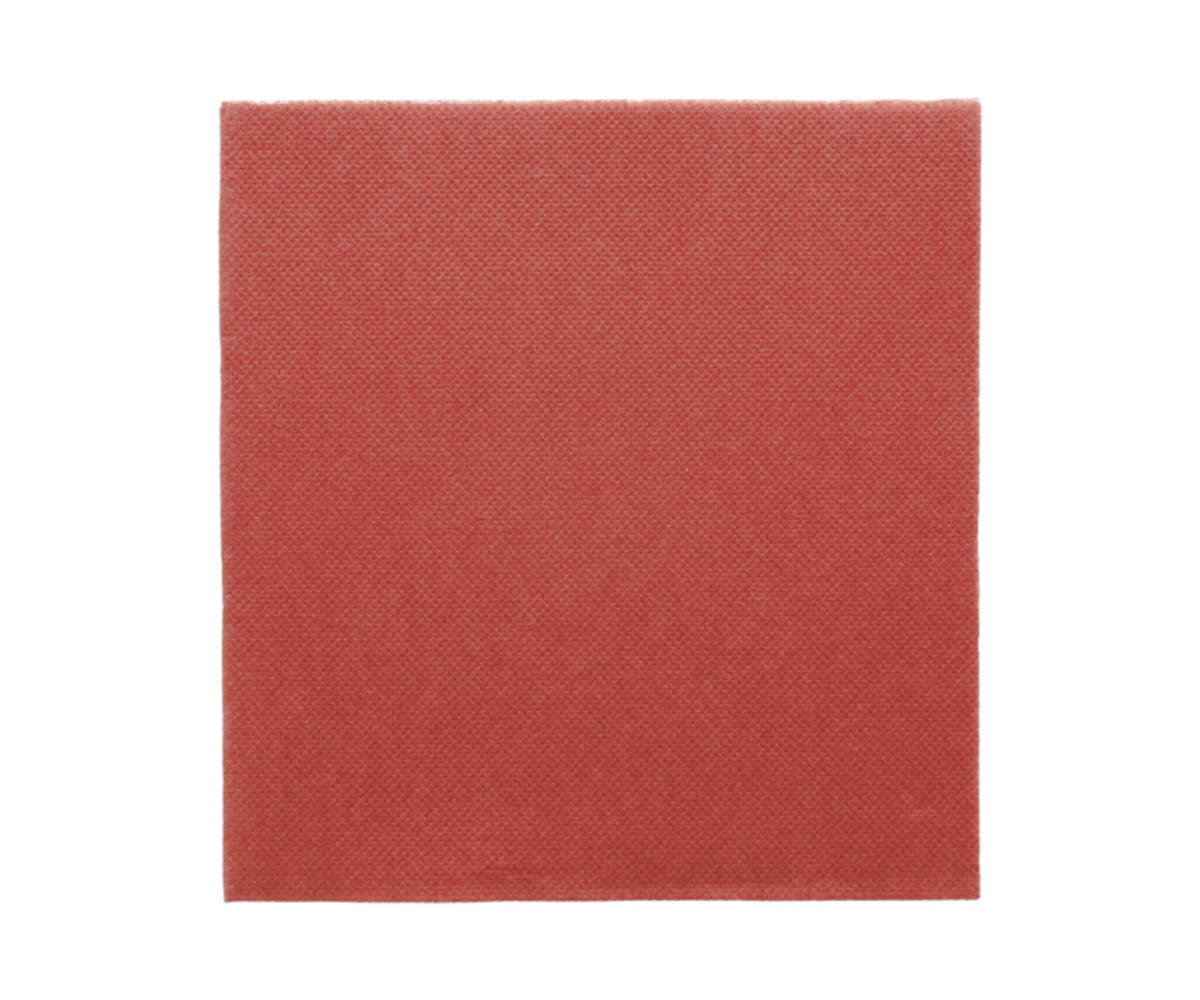 Farbserviette "Doublepoint" burgundy 1/4 Falz, 33x33cm, 24x50 Stück