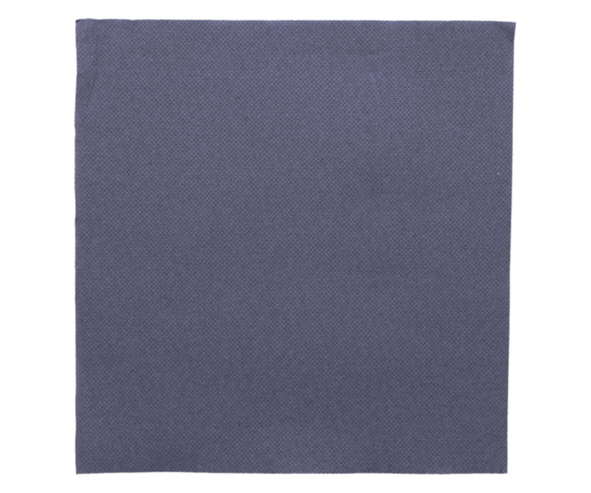 Farbserviette "Doublepoint" navy blue 1/4 Falz, 39x39cm, 24x50 Stück