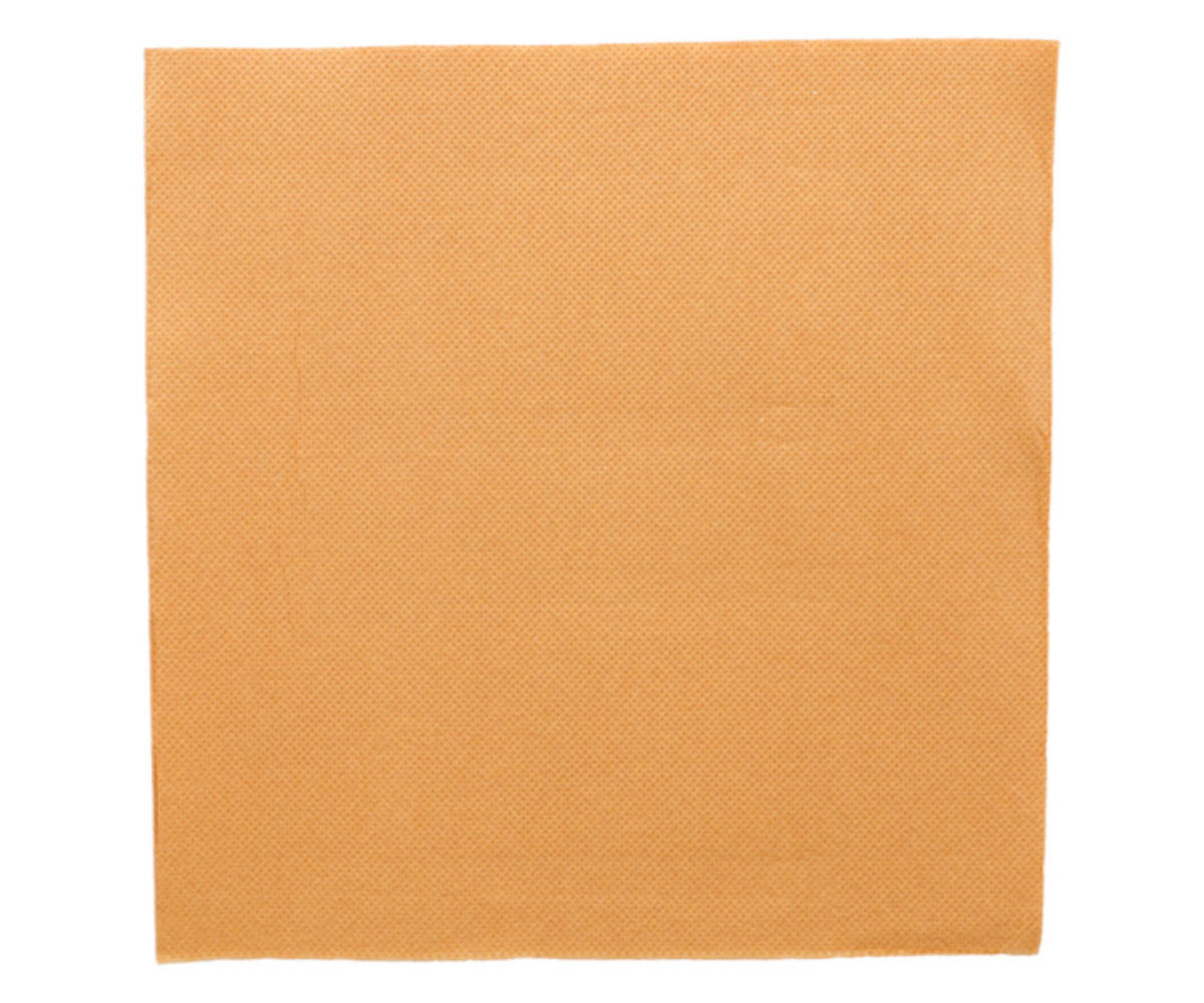 Farbserviette "Doublepoint" caramel 1/4 Falz, 39x39cm, 24x50 Stück