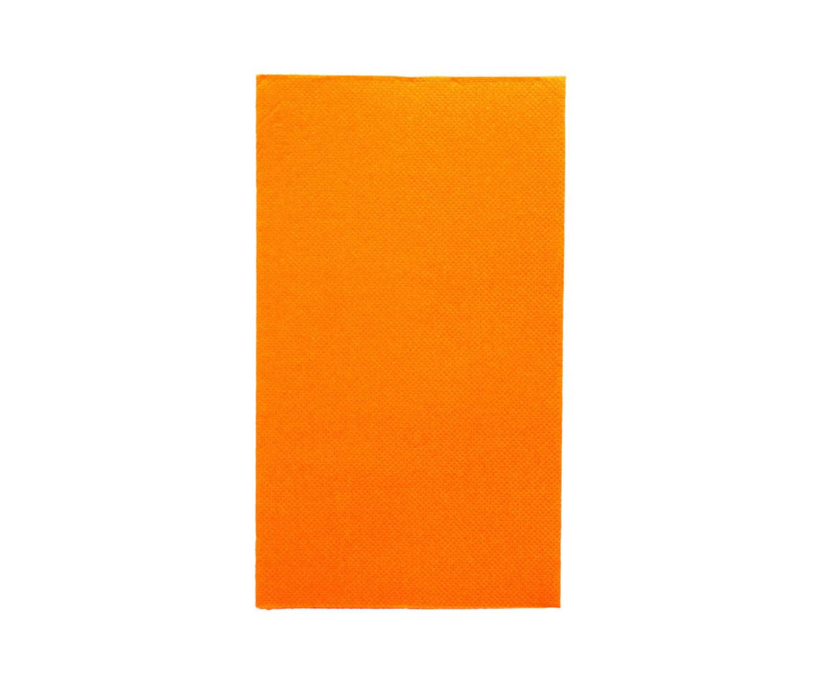 Farbserviette "Doublepoint" clementine 1/6 Falz, 33x40cm, 40x50 Stück