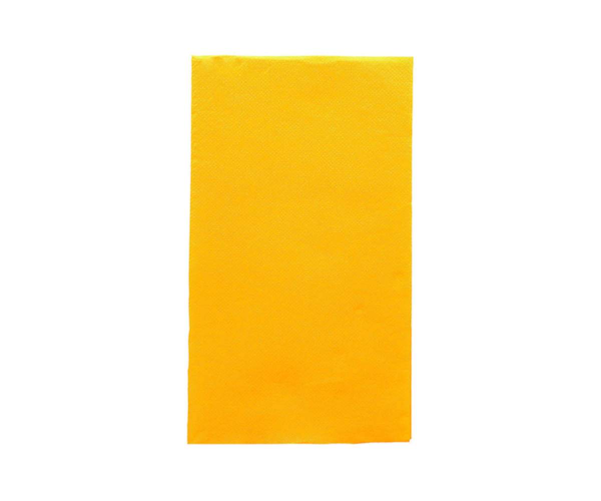 Farbserviette "Doublepoint" sun yellow 1/6 Falz, 33x40cm, 40x50 Stück