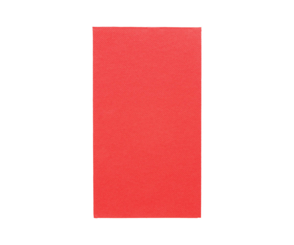 Farbserviette "Doublepoint" red 1/6 Falz, 33x40cm, 40x50 Stück