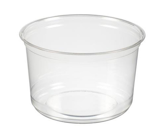 Deli-rPET-Container g2n 16oz glasklar 100% rPet, 450ml, 500 Stück