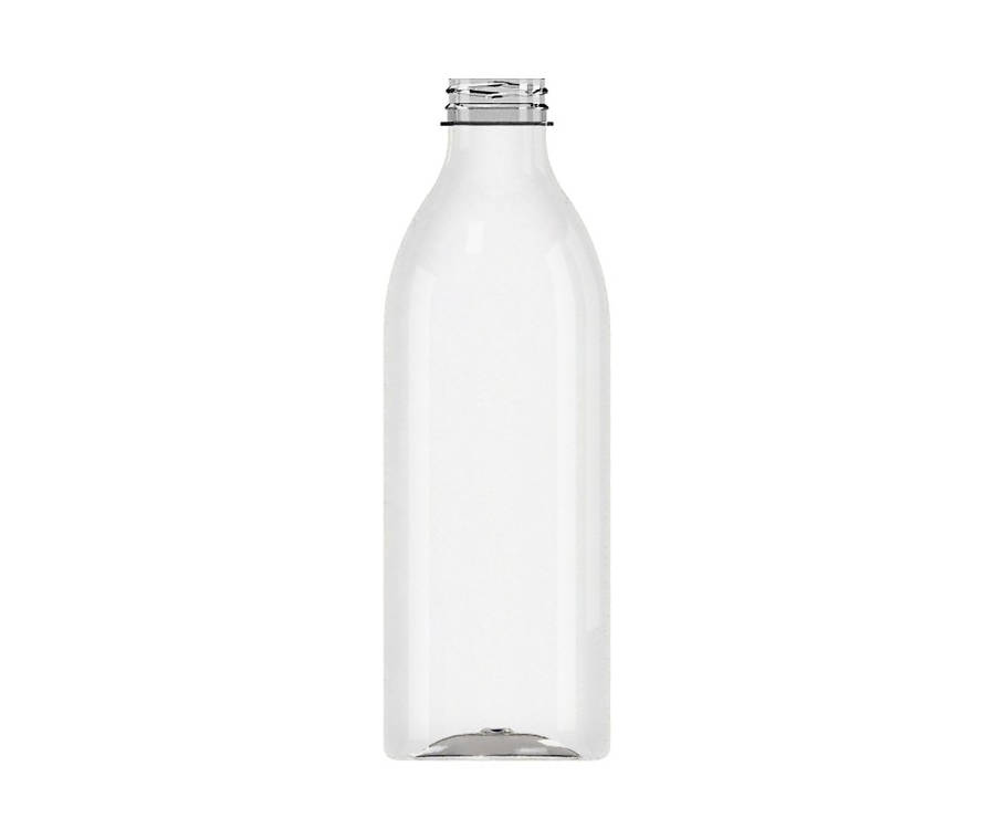 rPET-Flaschen 1000ml,100% rPet klar, 72 Stück