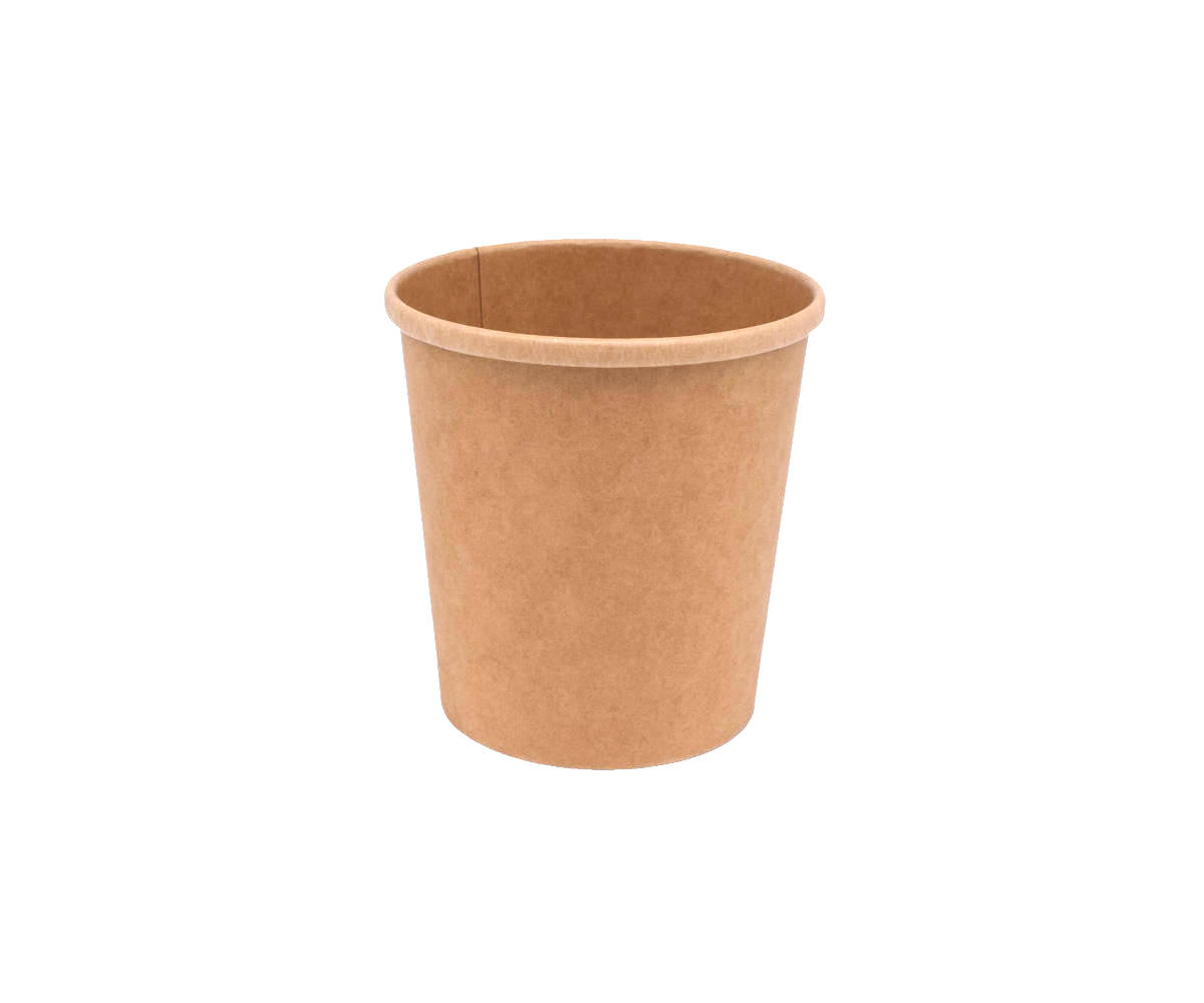 g2n Suppencontainer Kraft braun 16oz, 450ml, 10x50 Stück