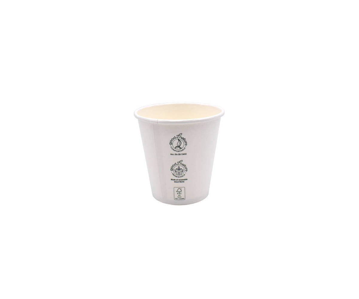 g2n Coffee-to-go-Becher PLA weiß 4oz/100ml, 20x50 Stück