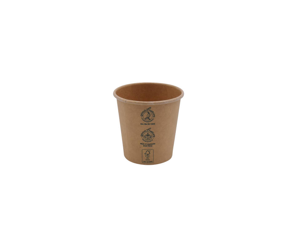 g2n Coffee-to-go-Becher Eco-Kraft-PLA braun 4oz/100ml, 20x50 Stück