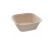 BEPULP Schale quadratisch Bagasse 27x27x9cm, 50 Stück