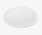 Tortenspitzen oval weiß 37x50cm, 100 Stück