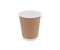 Coffee-to-go-Becher DoubleWall braun/weiß 300ml, 500 Stück