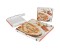 Pizza-Boxen weiß mit Standarddruck 240x240x30mm, 200 Stk.
