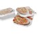 Pizza-Boxen weiß Bandana 24x24x3cm, 100 Stück
