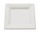 Teller Bagasse weiß quadratisch 200x200x10mm, 20x50 Stück