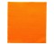 Farbserviette "Doublepoint" clementine 1/4 Falz, 39x39cm, 24x50 Stück