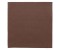 Farbserviette "Doublepoint" chocolat 1/4 Falz, 39x39cm, 24x50 Stück