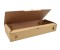 Pizza-Boxen braun Calzone XL ohne Druck 400x160x60mm, 100 Stk.
