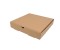 Pizza-Boxen braun 240x240x45mm, 100 Stück