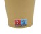 g2n Coffee-to-go-Becher PE "Klimaneutral" braun/innen weiß, 200ml, 20x50 Stück