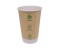g2n Coffee-to-go-Becher DoubleWall braun/weiß Klimaneutral 400ml, 500 Stück