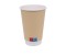 g2n Coffee-to-go-Becher DoubleWall braun/weiß Klimaneutral 400ml, 500 Stück